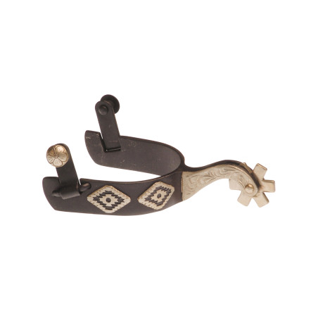 Espuelas negras con adornos GS Pool's