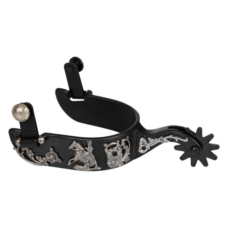Espuelas Metalab para reining con motivos de flores Pool's