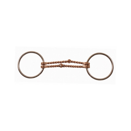 Muserola de cobre de doble torsión Pool's