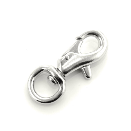 Mosquetón con ojo giratorio redondo Umbria Equitazione