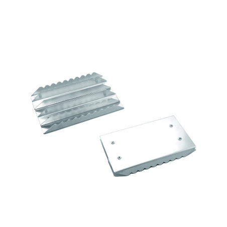 Rascador rectangular de aluminio Umbria Equitazione