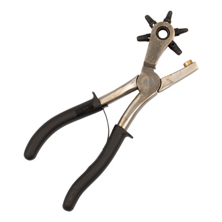 Perforadora de cuero profesional de acero inoxidable Umbria Equitazione