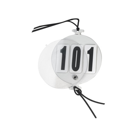 Porta números de 3 cifras con fijaciones elásticas Umbria Equitazione