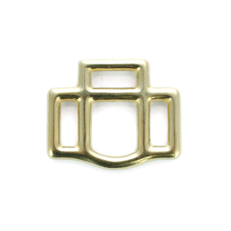 Hebilla de cabestro sólida cuadrada de 3 vías Umbria Equitazione