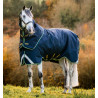 Manta Horseware Rambo Duo Force 2.0 100 g con liners de 100 y 300 g - Azul marino / azul verde