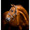 Cabezada de cuero Horseware Signature - Castaño
