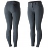 Pantalón mujer con grip silicona Horze Grand Prix - Azul oscuro