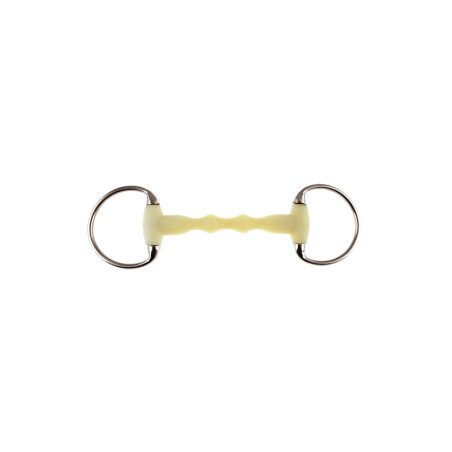 Mors con embocadura eggbutt Happy Mouth con cañón Mullen