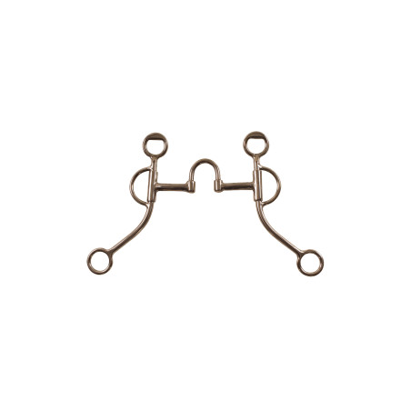 Muserola de corrección de acero inoxidable con patas medianas Pool's