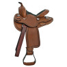 Silla Western Denver para pony - Aceite claro