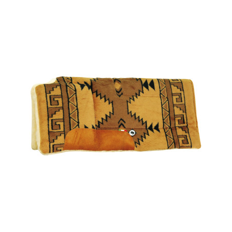 Manta de montar western de forro polar con acolchado integrado Burioni