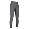 Leggings HKM Jil de cintura alta con rodilleras de silicona - Gris