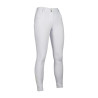 Pantalón HKM Ari de cintura media con rodilleras de silicona - Blanco
