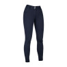Pantalón HKM Ari de cintura media con rodilleras de silicona - Azul oscuro
