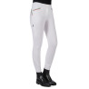 Pantalón Lauria Garrelli Livigno Sportive con culera de silicona 1/1 - Blanco