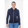 Sudadera con cremallera Harcour Sworm mujer - Marino