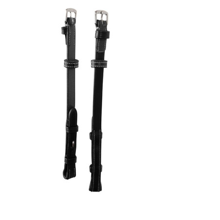 Monto Montar contrastado cuero curtido gancho francés