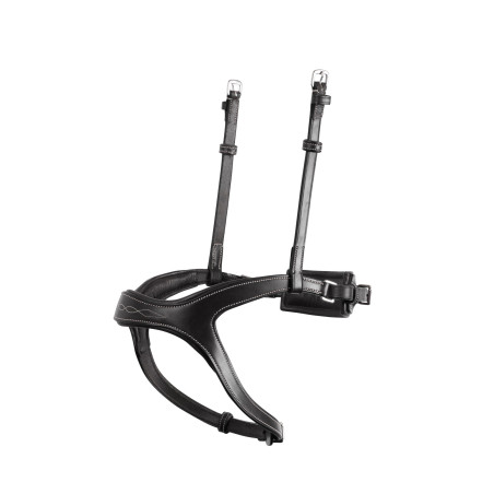 Muserola combinada Montar adaptada cuero curtido