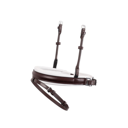 Muserola combinada Montar contorno contrastado cuero ECO