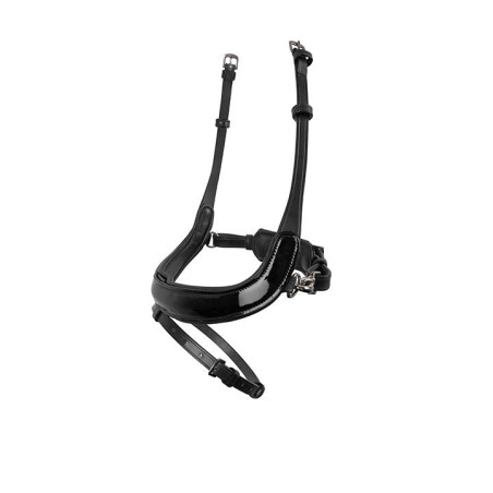 Muserola Montar Bretaña Deluxe Barnizada cuero curtido