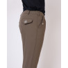 Pantalón Montar Gary hombre grip rodillas - Barro