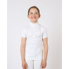 Polo de competición Montar Bling Junior - Blanco