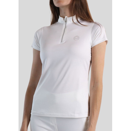 Polo de concurso Montar Everly logo de cristal Curve mujer