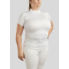 Polo de concurso Montar Everly Curve mujer - Blanco