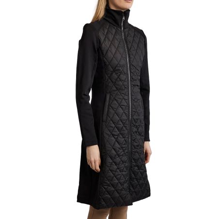 Chaqueta larga Montar MoQuinn híbrida acolchada Curve mujer