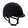 Casco Equestro con logotipo en relieve Meteor unisex - Negro