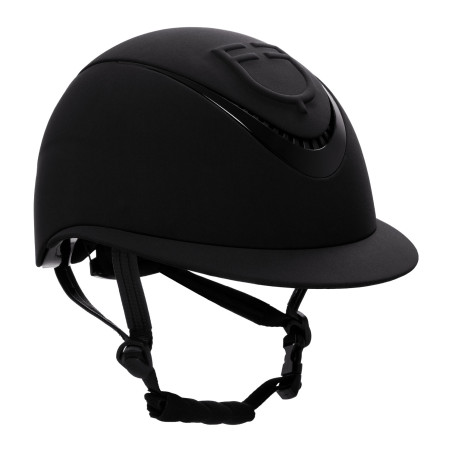 Casco para mujer con visera ancha y logotipo en relieve Equestro