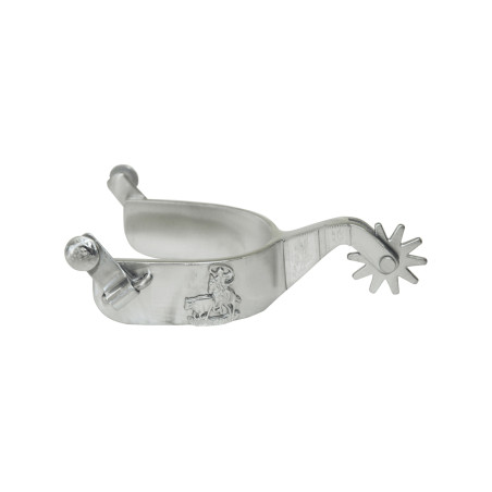 Espuelas satinadas Metalab modelo Calf Roper de Pool