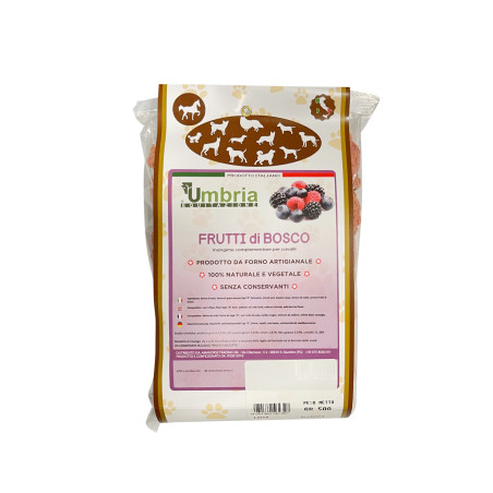 Golosinas para caballos con bayas 500 g Umbria Equitazione
