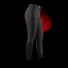 Pantalón slim fit para mujer Equestro Ridertechnology con costuras termoselladas - Negro