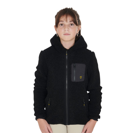 Sudadera polar infantil con cremallera Equestro