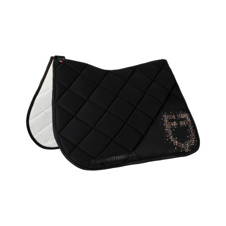 Alfombra de salto con logotipo de strass Equestro