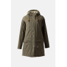Impermeable Elise con forro acolchado Horze - Verde oliva