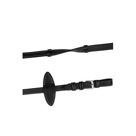 Riendas Montar Soft cuero gancho francés