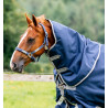 Cuello Horseware Amigo® Bravo 12 Original 150g 1200D - Marino / gris titanio / plata