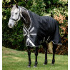 Manta Horseware Amigo Bravo 12 Wug 400g - Negro / gris titanio / plata
