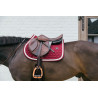 Manta de montar Plaited Cord Jumping Kentucky - Burdeos