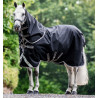 Cobertura Horseware Amigo 1200D Plus Turnout Bundle 50g 100g y 200g - Negro / gris titanio / plata