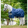 Manta Amigo Ripstop Horseware 900D Turnout forrada con polar 50g - Marino / gris titanio