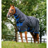 Manta Amigo Ripstop Horseware 900D Plus Turnout 200g - Negro / azul clásico