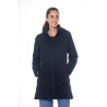 Parka larga Harcour Pich mujer - Negro