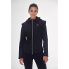 Chaqueta bicolor Harcour Hadar mujer - Negro