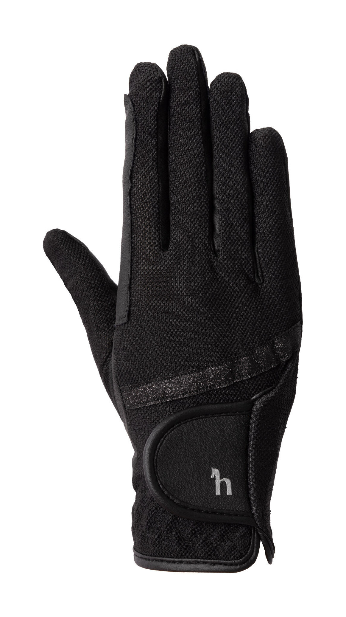 Guantes de verano de malla Horze Sabrina para mujer Negro