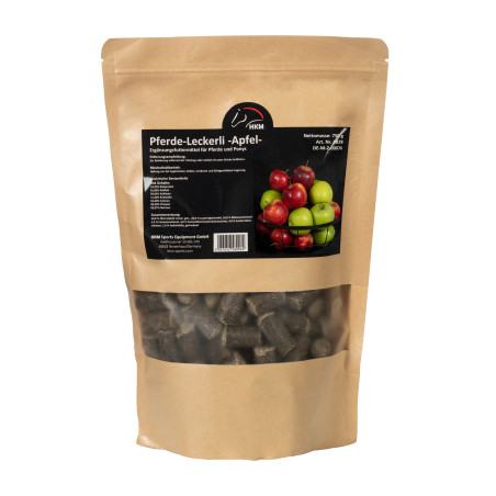 Caramelos para caballos manzana HKM bolsa
