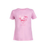 Camiseta infantil HKM I love horse riding - Rosa