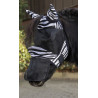 Máscara anti-moscas Zebra Shetty HKM - Negro / blanco